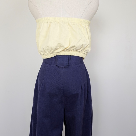 Free with Purchase 90s Runaway Bay Trousers High Rise Waisted Pleated Pants - Picture 6 of 10
